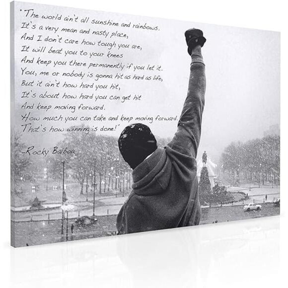 Hope Inspirational Canvas Print Motivational Quote Wall Art - Boxing Office - Picture 8 of 8